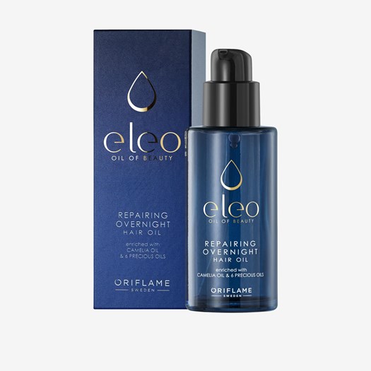 روغن ترمیم کننده شبانه الئو اوریفلیم مدل ELEO Repairing Overnight Hair Oil